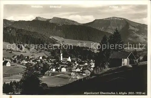Oberstaufen Rindalphorn Guendleskopf Hochgrat Kat. Oberstaufen