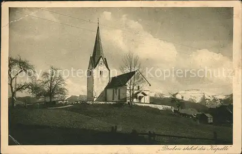 Oberstaufen Kapelle Genhofen Kat. Oberstaufen