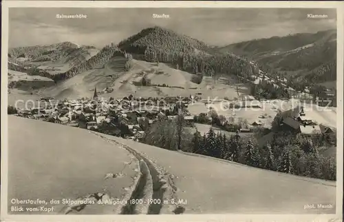 Oberstaufen Salmaserhoehe Staufen Klammen  Kat. Oberstaufen