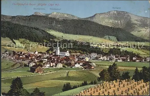 Oberstaufen Rindalphorn Hochgrat Guendleskopf  Kat. Oberstaufen