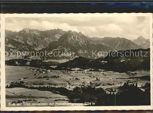 Obermaiselstein Nebelhorngruppe  Kat. Obermaiselstein