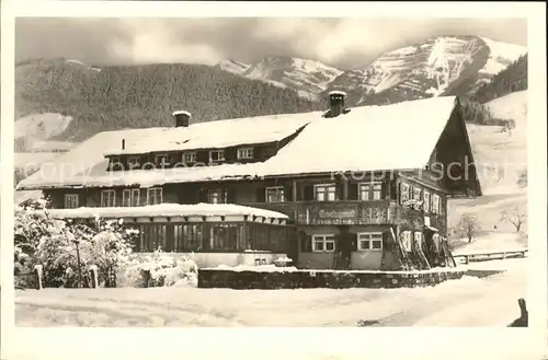 Steibis Alpengasthof Hochgrat Kat. Oberstaufen