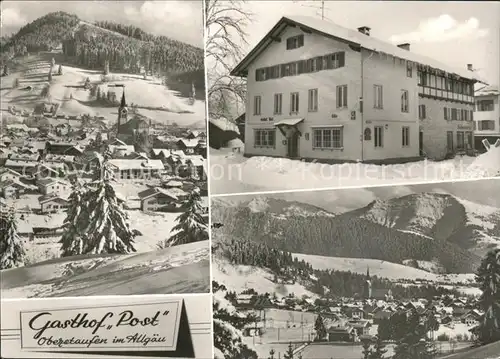 Oberstaufen Gasthof Post Kat. Oberstaufen