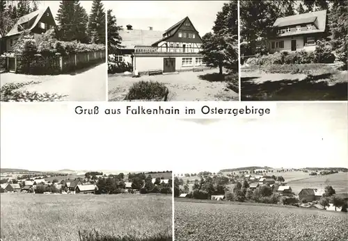 Falkenhain Altenberg Erzgebirge Ferienheim Kulturhaus VEB Elektromotorenwerk Dresden Kat. Altenberg