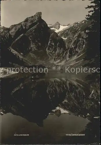 Seealpsee Bergsee Appenzeller Alpen Kat. Schwende