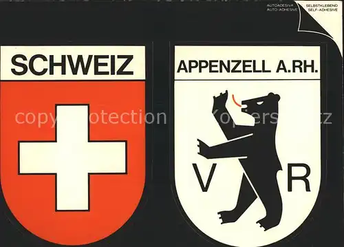Appenzell IR Wappen Kat. Appenzell