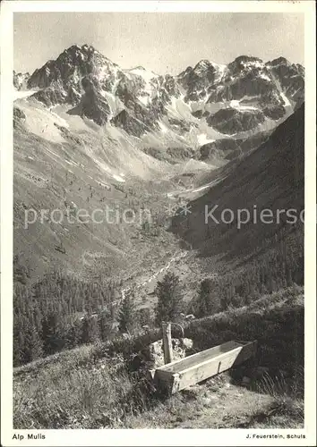 Naefels Alp Mulis Alpenpanorama Kat. Naefels