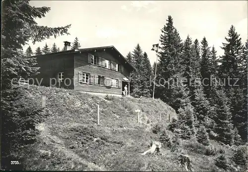 Braunwald GL Skihaus Mattwald Schweizer Flagge Kat. Braunwald