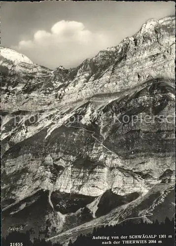 Schwaegalp Aufstieg nach Thierwies Bergtour Appenzeller Alpen Kat. Schwaegalp