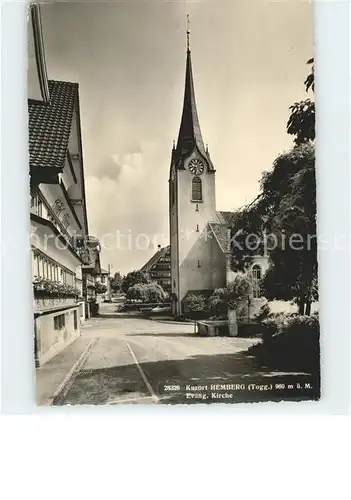 Hemberg SG Evangelische Kirche Kurort / Hemberg /Bz. Toggenburg