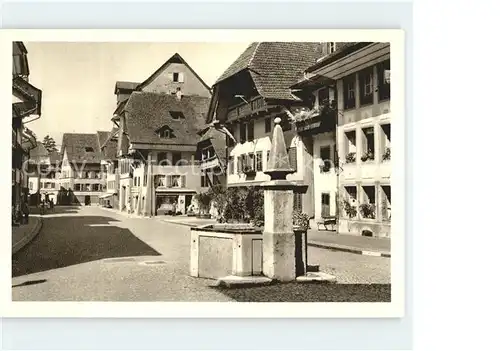 Zofingen Gerbergasse Brunnen Kat. Zofingen