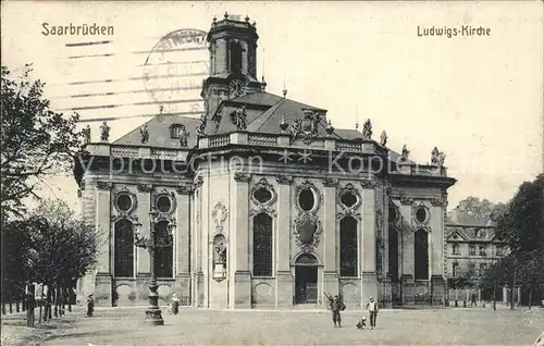 Saarbruecken Ludwigs Kirche Kat. Saarbruecken