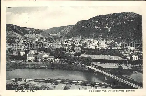 Bad Muenster Stein Ebernburg Totalansicht v. d. Ebernburg gesehen / Bad Muenster am Stein-Ebernburg /Bad Kreuznach LKR