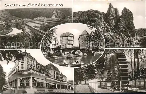 Bad Kreuznach Salinental Rheingrafenstein Kurhaus Alte Brueckenhaeuser Kat. Bad Kreuznach