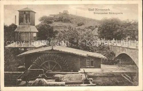 Bad Kreuznach Kreuznacher Baederquelle Kat. Bad Kreuznach