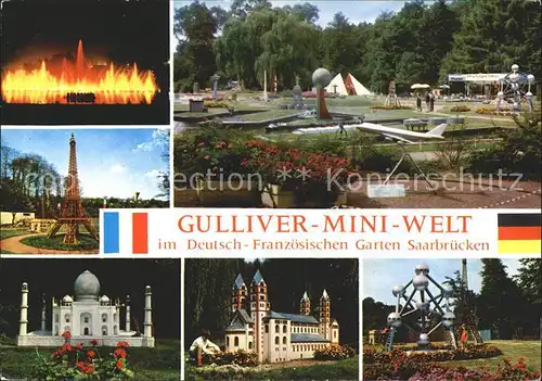 Saarbruecken Gulliver Mini Welt im Deutsch Franzoesischen Garten  Kat. Saarbruecken