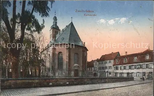 Zweibruecken Karlskirche Kat. Zweibruecken