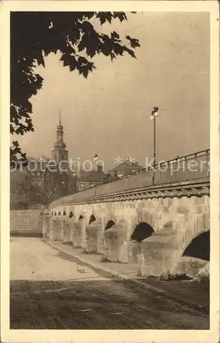 Saarbruecken Alte Bruecke mit Schlosskirche Kat. Saarbruecken