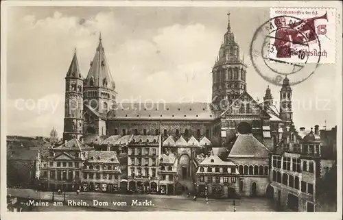 Mainz Rhein Dom Markt / Mainz Rhein /Mainz Stadtkreis