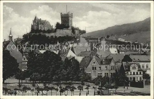 Bingen Rhein Burg Klopp Kat. Bingen am Rhein