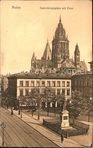 Mainz Rhein Gutenbergsplatz Dom / Mainz Rhein /Mainz Stadtkreis