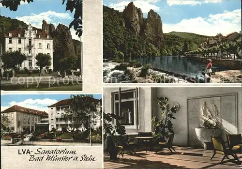 Bad Muenster Stein Ebernburg LVA Sanatorium Rheingrafenstein / Bad Muenster am Stein-Ebernburg /Bad Kreuznach LKR