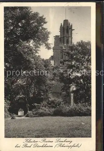 Bad Duerkheim Kloster Ruine Limburg  Kat. Bad Duerkheim