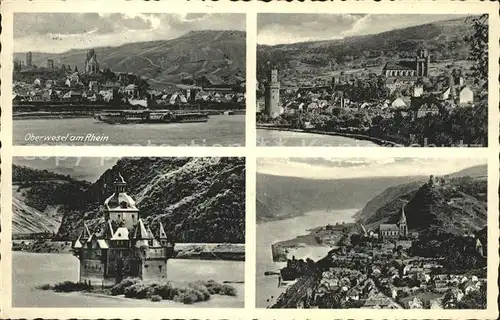 Oberwesel Rhein Rhein Ansichten / Oberwesel /Rhein-Hunsrueck-Kreis LKR