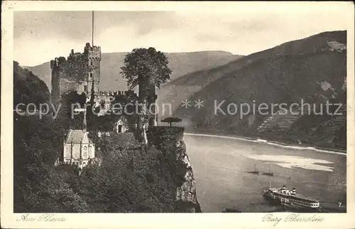 Koblenz Rhein Burg Rheinstein Kat. Koblenz