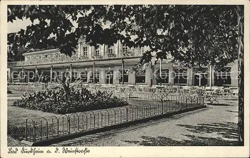 Bad Duerkheim Kurgarten Hotel Terrasse Kat. Bad Duerkheim