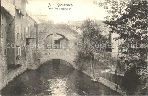 Bad Kreuznach alte Festungsmauer Kat. Bad Kreuznach