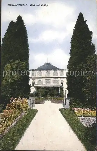 Hohenheim Schloss Kat. Stuttgart