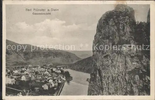 Bad Muenster Stein Ebernburg Rheinpartie Felsen / Bad Muenster am Stein-Ebernburg /Bad Kreuznach LKR