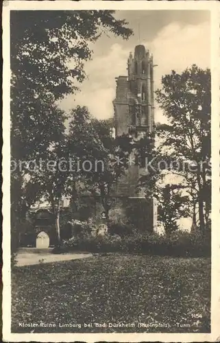 Bad Duerkheim Kloster Ruine Limburg Turm Kat. Bad Duerkheim