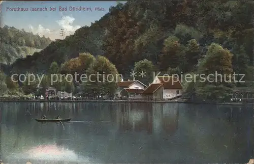 Bad Duerkheim Forsthaus Isenach See Boot Kat. Bad Duerkheim