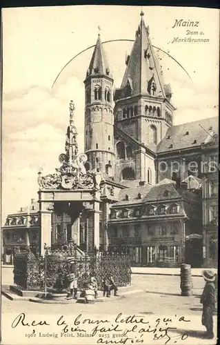 Mainz Rhein Dom Marktbrunnen / Mainz Rhein /Mainz Stadtkreis