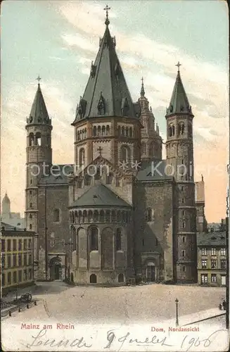 Mainz Rhein Dom Nordansicht / Mainz Rhein /Mainz Stadtkreis