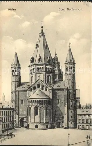 Mainz Rhein Dom Nordansicht / Mainz Rhein /Mainz Stadtkreis