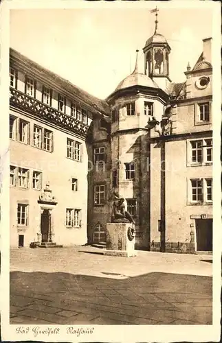 Bad Hersfeld Rathaus Denkmal Skulptur 1200 Jahre Kat. Bad Hersfeld