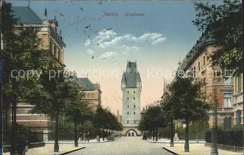 Mainz Rhein Holzturm / Mainz Rhein /Mainz Stadtkreis