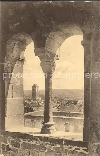 Bad Hersfeld Blick vom Turm der Stiftsruine Kat. Bad Hersfeld