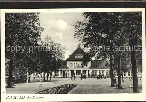 Bad Hersfeld Im Kurpark Kurhaus Kat. Bad Hersfeld