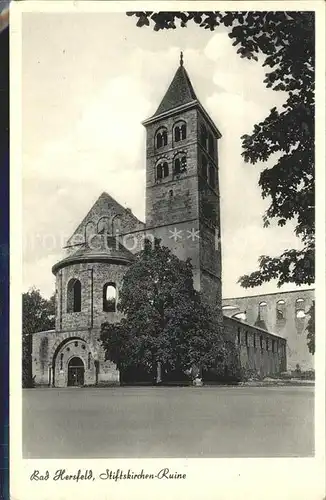 Bad Hersfeld Stiftskirchen Ruine romanische Kirchenruine 11. Jhdt. Kat. Bad Hersfeld