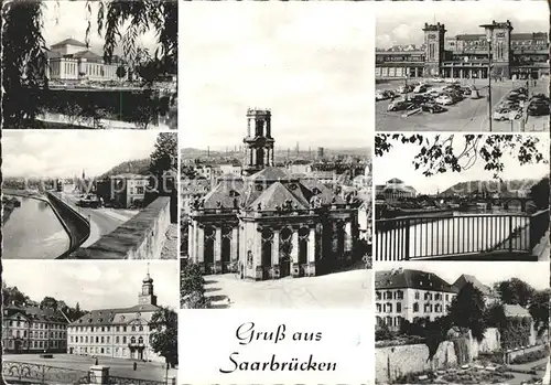 Saarbruecken Teilansichten Sehenswuerdigkeiten Kat. Saarbruecken