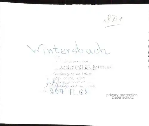 Wintersbach Fliegeraufnahme Kat. Dammbach