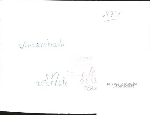 Wintersbach Fliegeraufnahme Kat. Dammbach