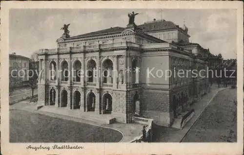 Augsburg Stadttheater Bromsilber Imitation Kat. Augsburg