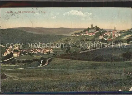 Niederreifenberg und Oberreifenberg Panorama Kat. Schmitten