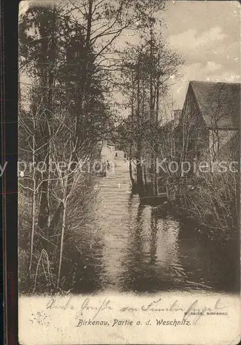 Birkenau Odenwald Partie an der Weschnitz Kat. Birkenau