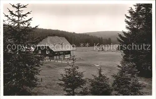 Schoenwald Schwarzwald Naturfreundehaus Kuegferhaeusle Kat. Schoenwald im Schwarzwald